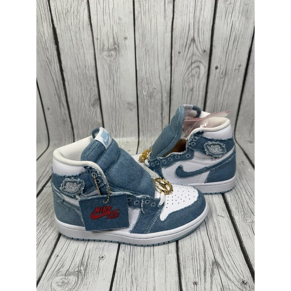Nike Air Jordan 1 High Denim Women Size 5.5W / 3.5Y New No Box